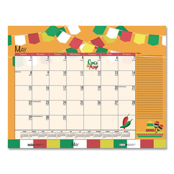 House of Doolittle™ Recycled Desk Pad Calendar, Earthscapes Seasonal Artwork, 22 X 17, Black Binding-corners,12-month (jan To Dec): 2022 freeshipping - TVN Wholesale